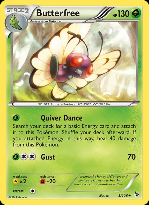 Butterfree 3/106, Flashfire