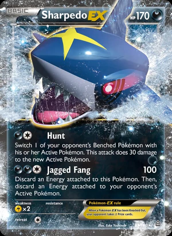 Sharpedo EX 91/160, Primal Clash