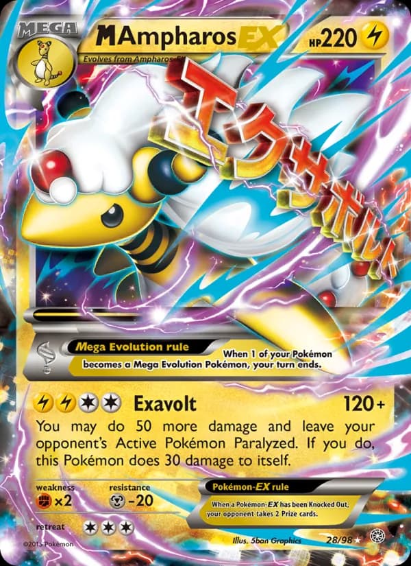 M Ampharos EX 28/98, Ancient Origins