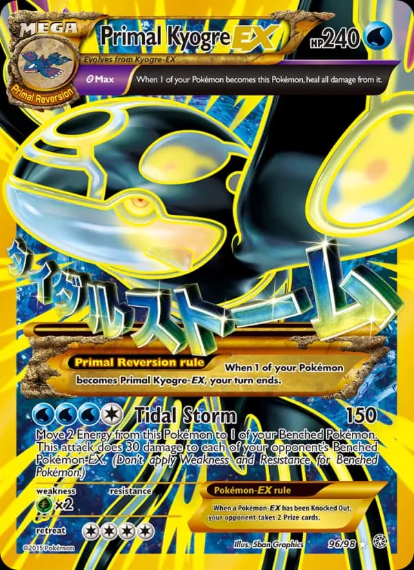 Primal Kyogre EX 96/98