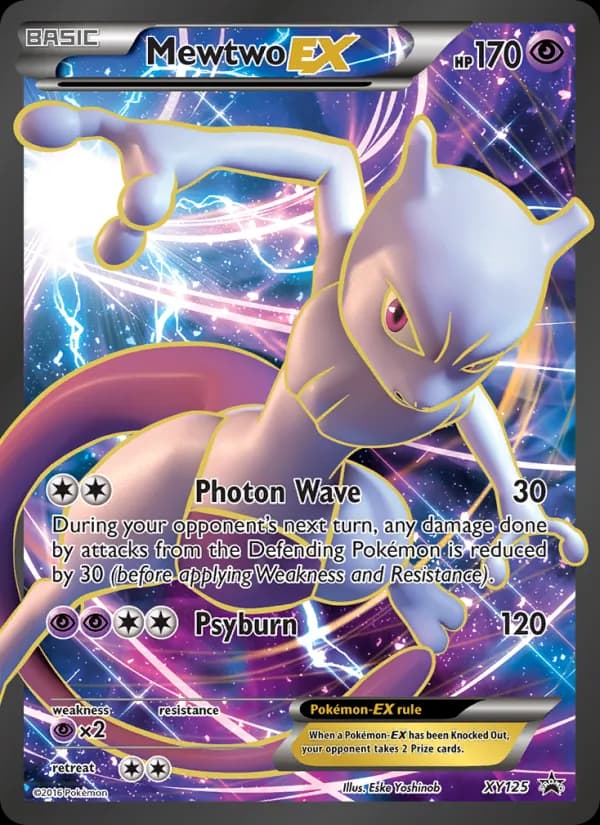 Mewtwo EX XY125/211, XY Black Star Promos