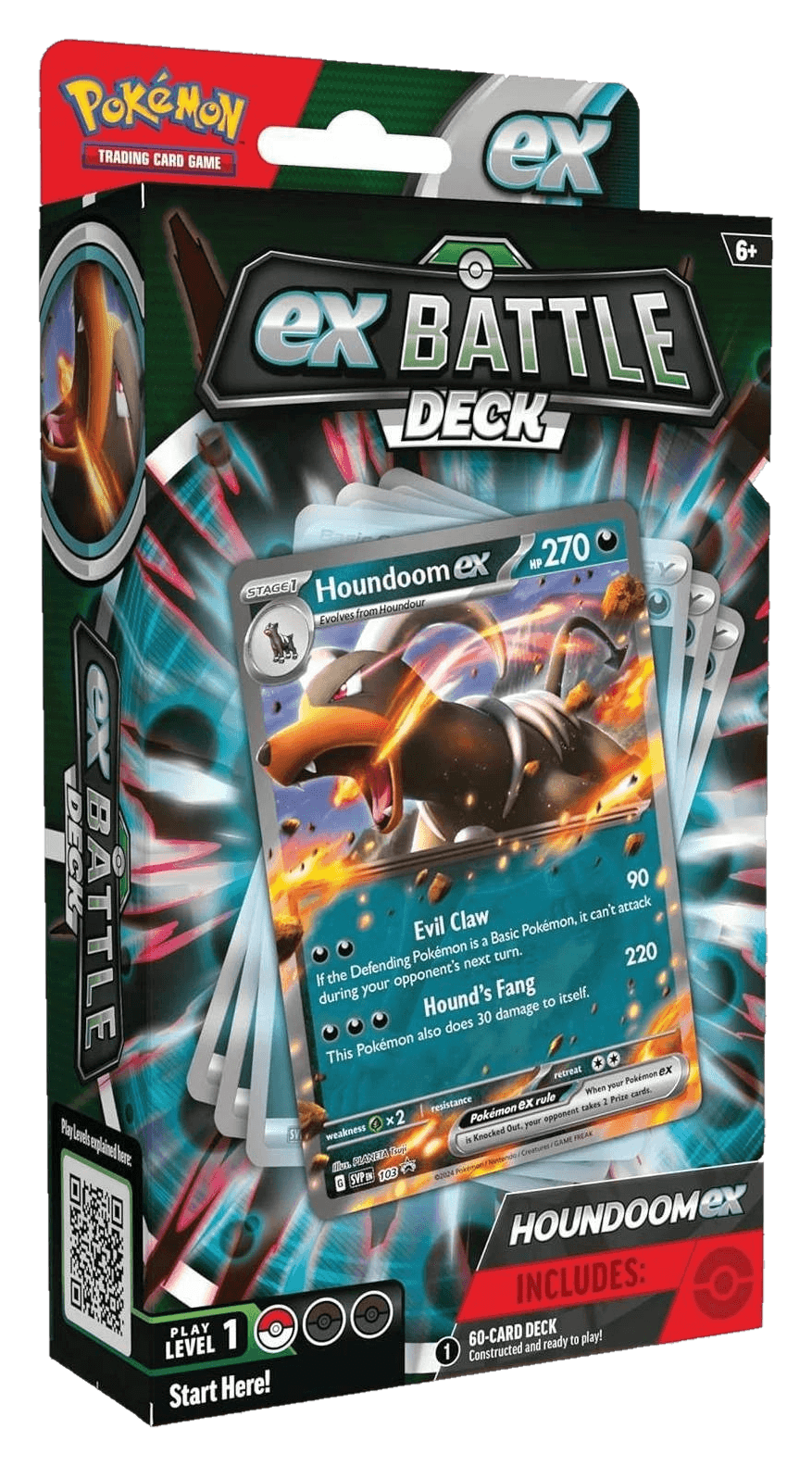 Pokémon TCG Battle Deck Houndoom Ex, view 1